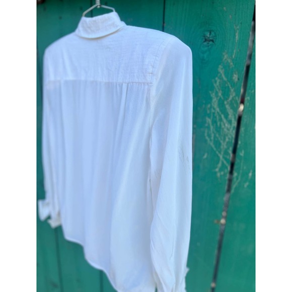 Vintage Michelle Stuart White Blouse - Picture 4 of 5